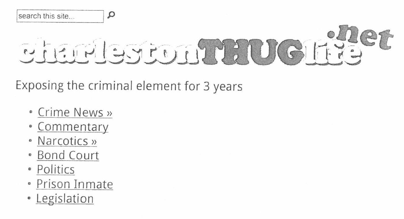 Charleston Thug Life header